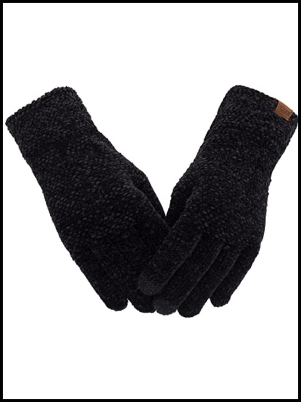 Chenille Winter Touchscreen Gloves 3 Touch Screen Fingers Knit